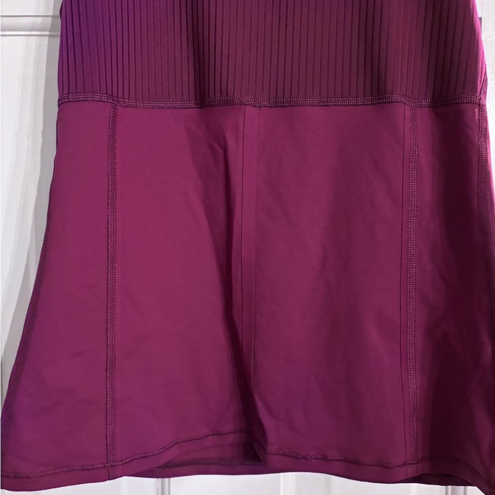 Athleta Razorback Tank Top Ribbed Purple Size Small Activewear - Picture 5 of 6